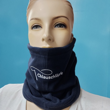 Stickerei auf Schlauchtuch