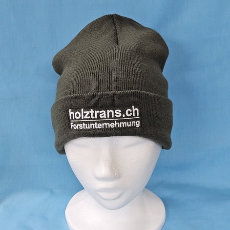 Stickerei auf M�tze